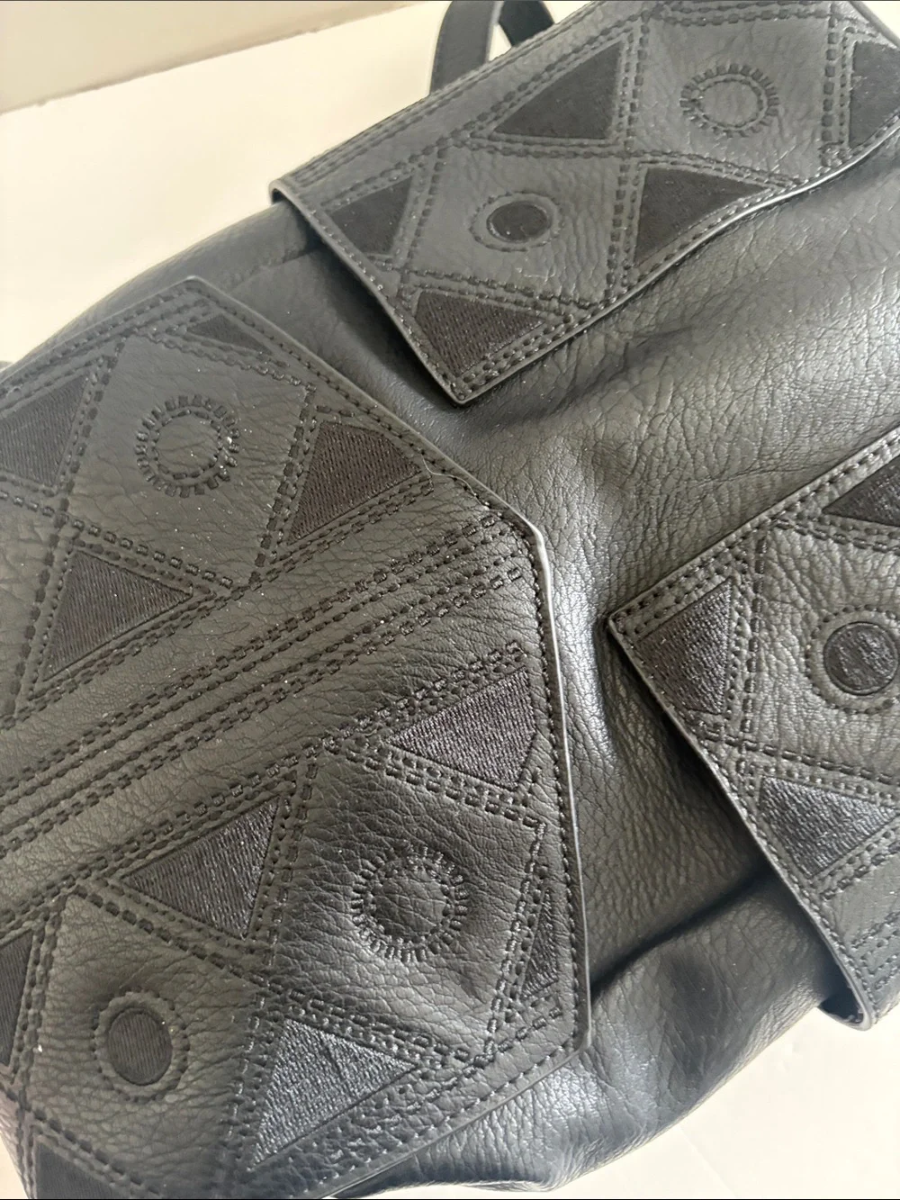 NWT I.N.C International Concept Women’s Embroidered Faux Leather Backpack